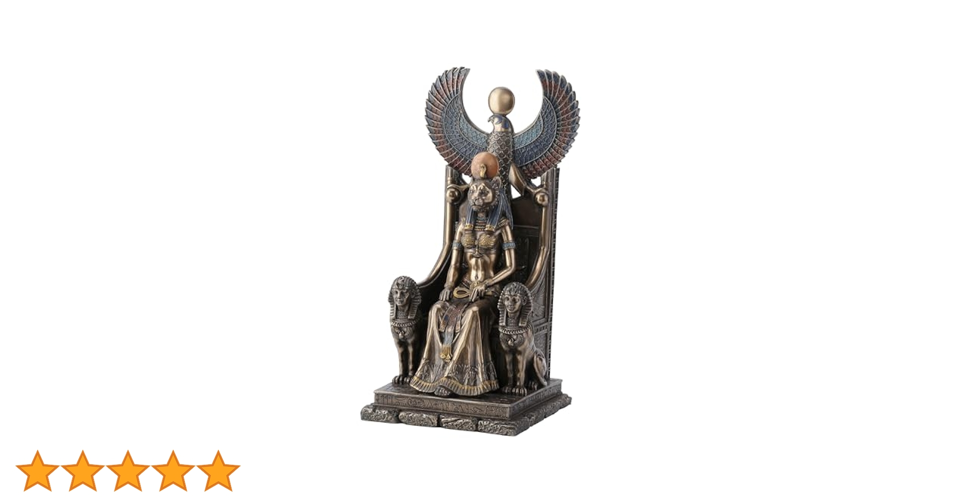 Amazon.co.jp: 樹脂古代エジプトの女神像Healing Sekhmet